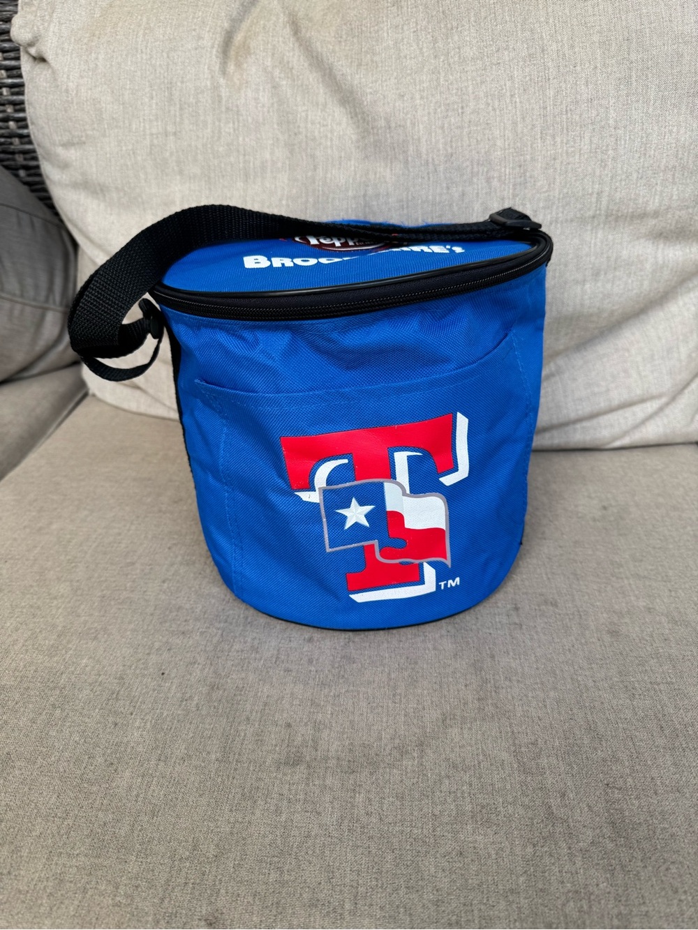 Texas Rangers, Blue, Insulated Cooler